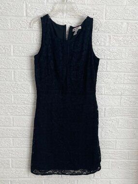 WHBM black lace dress LBD